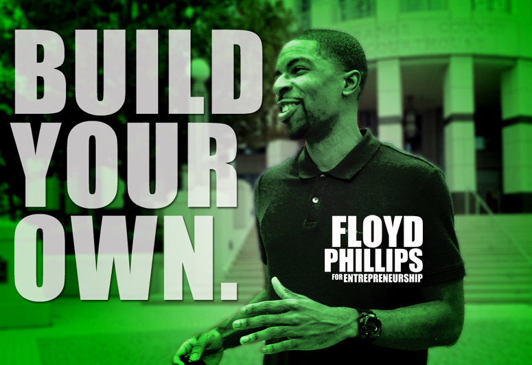 Floyd with build your own logo